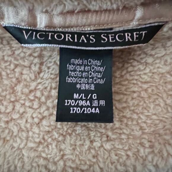 Victoria's Secret Women's Super Soft Logo Long Robe Size Medium Large - Picture 8 of 9